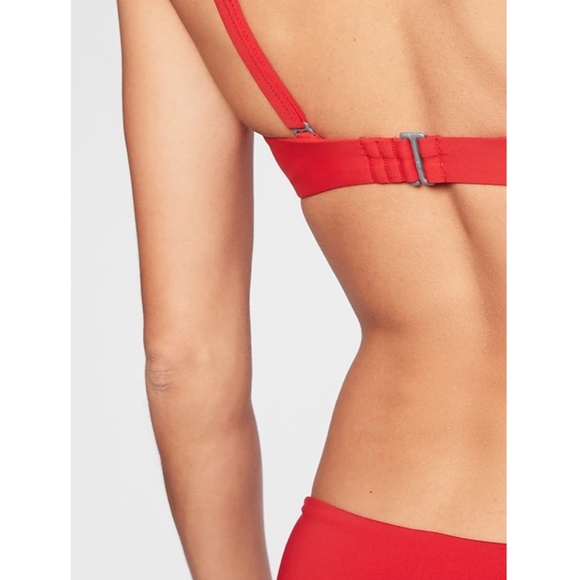 NWT Athleta Twist Up Bikini Top Radiant Red 386376 - Picture 4 of 4